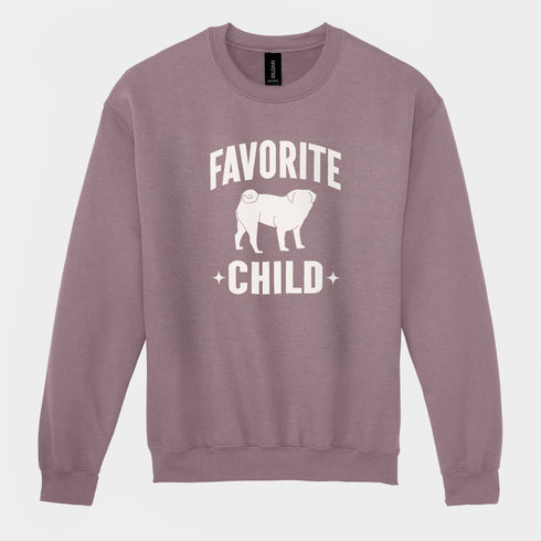 Pug Mom Sweatshirt for Women - Funny Pug Sweatshirt